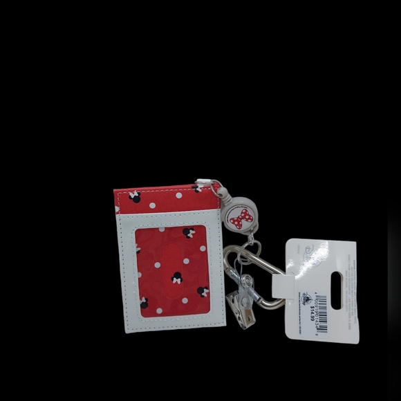 Disney Minnie Mouse Pull ID Holder NWT - Picture 6 of 8